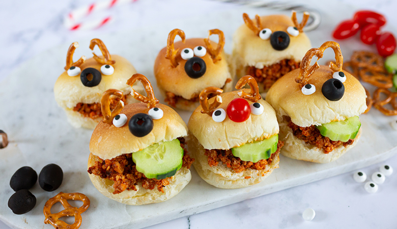 Reindeer Sloppy Joes with Ground Turkey 