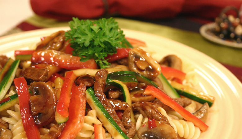 Beef Vegetable Pasta Rotini