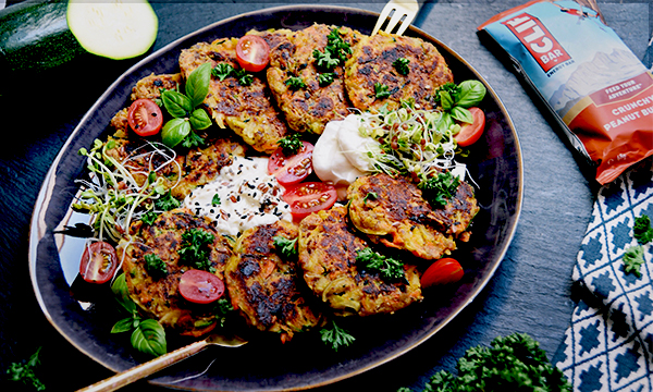 Vegan Vegetable CLIF Bar Fritters