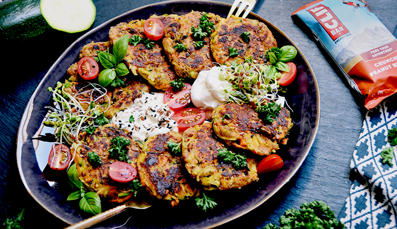 Vegan Vegetable CLIF Bar Fritters