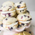 Blueberry Lemon Sandwich Cookies