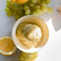 Grape and Meyer Lemon Sorbet