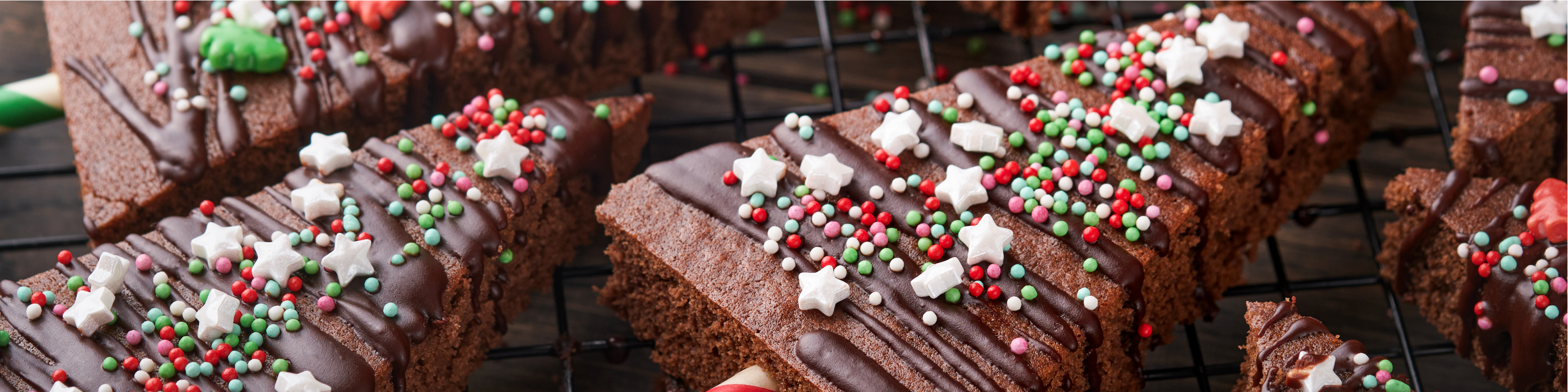 Chocolate Chip Mint Christmas Tree Brownies