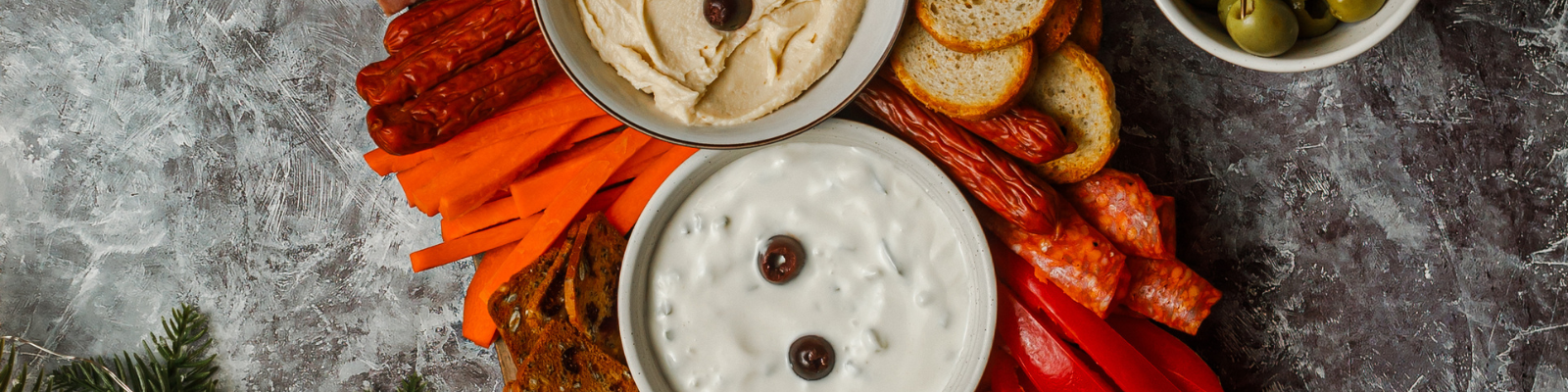 Snowman Snack Board