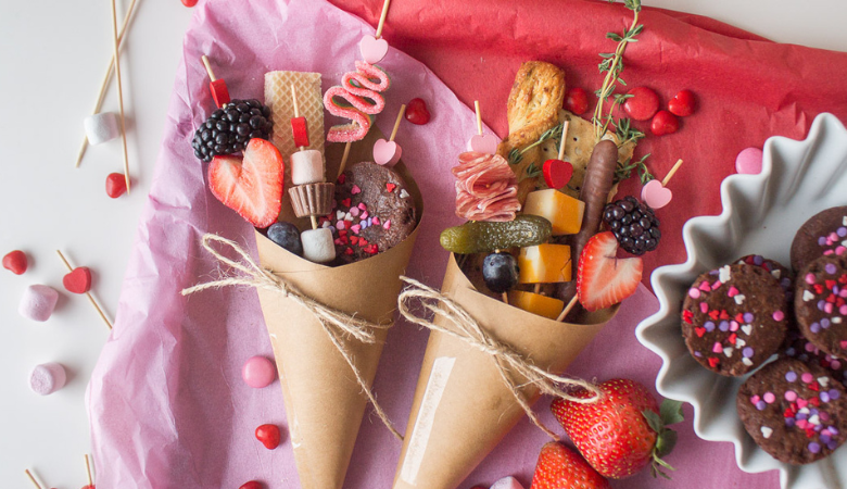 Savoury & Dessert Charcuterie Cones