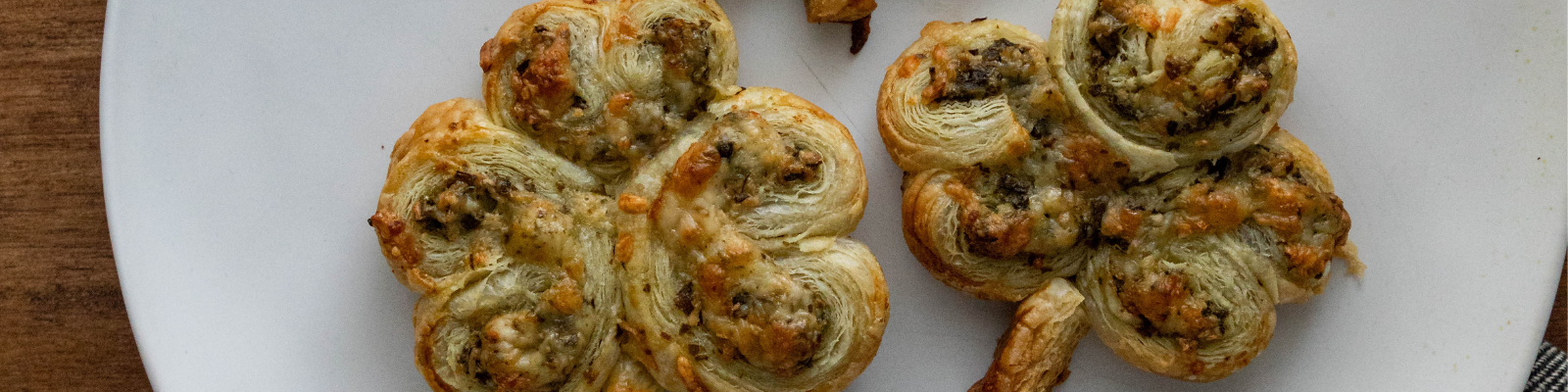 Shamrock Puff Pastry Bites
