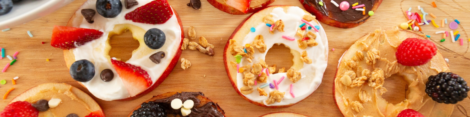 No Bake Apple Doughnuts