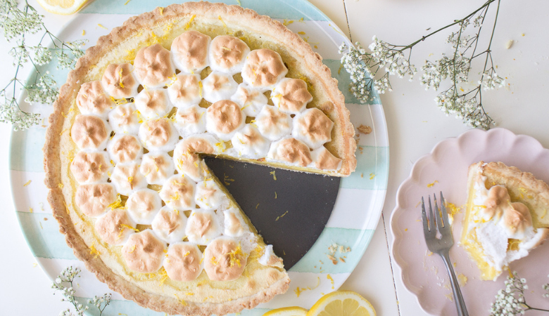 Shortbread Lemon Meringue Tart