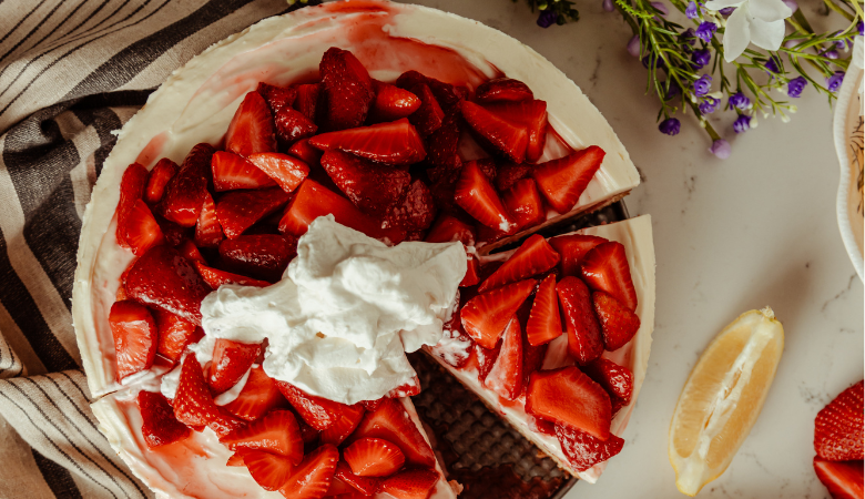 Strawberry Shortcake Cheesecake