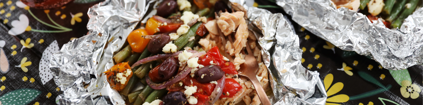 Mediterranean Salmon Foil Packets