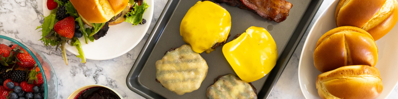 Berry Good Bacon Havarti Burgers
