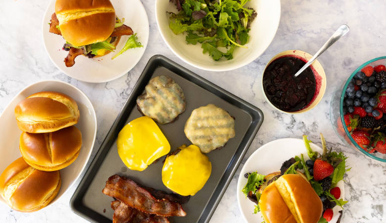 Berry Good Bacon Havarti Burgers