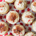 Canada Day Maple Bacon Cupcakes