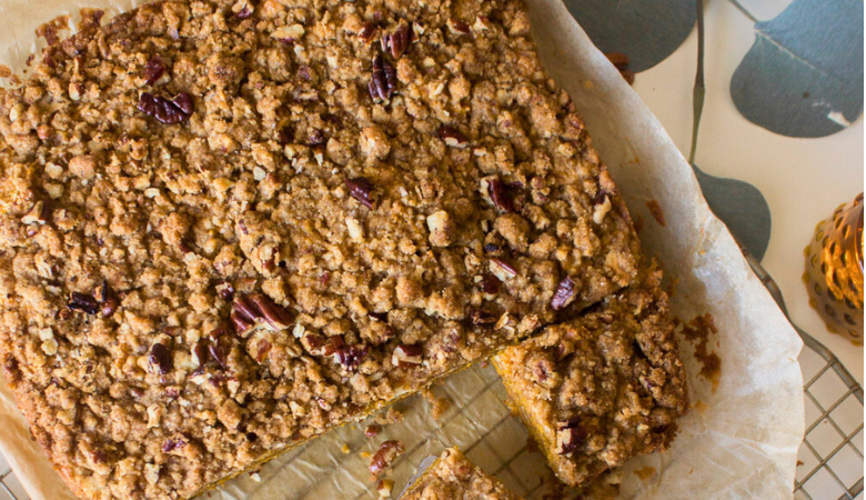 Pumpkin Streusel Cake