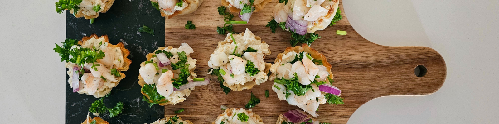 Seafood Phyllo Cups
