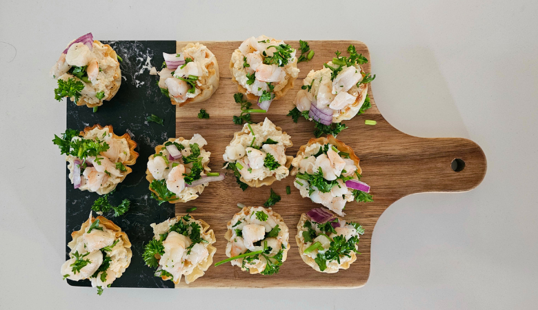 Seafood Phyllo Cups