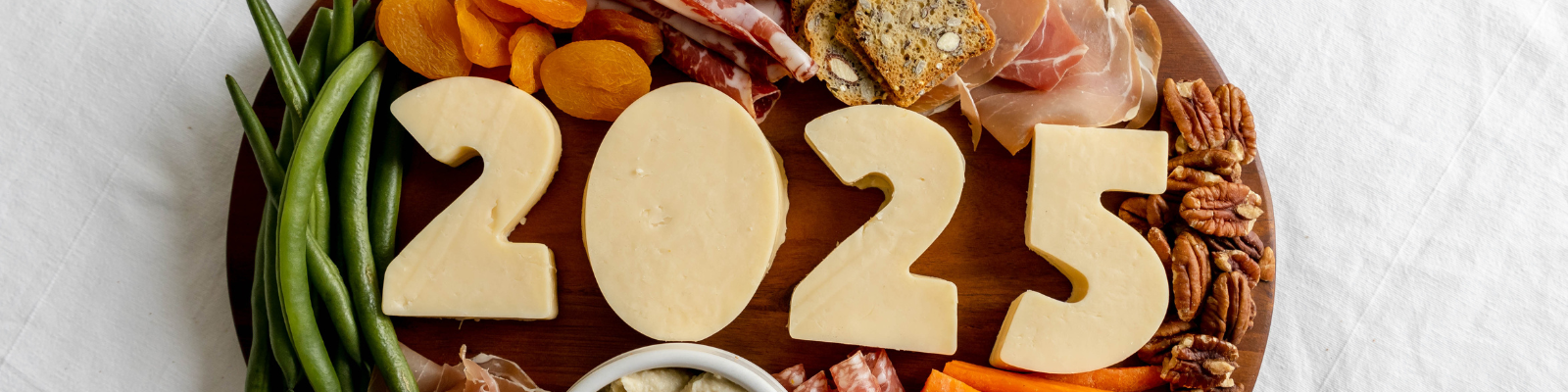 New Year Charcuterie Board