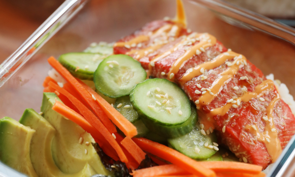 Salmon Rice Bowls