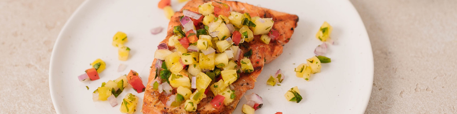 Pineapple Salsa Salmon