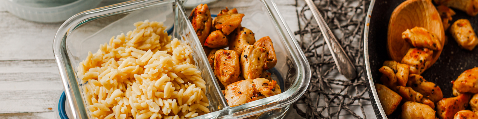 Chicken and Orzo Pasta Bowls