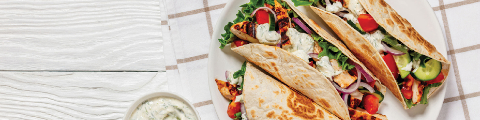 Greek-Inspired Chicken Tacos