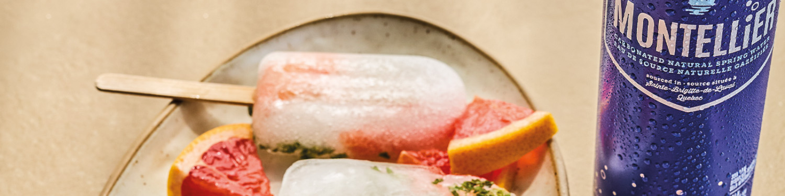 Grapefruit and Mint Popsicles