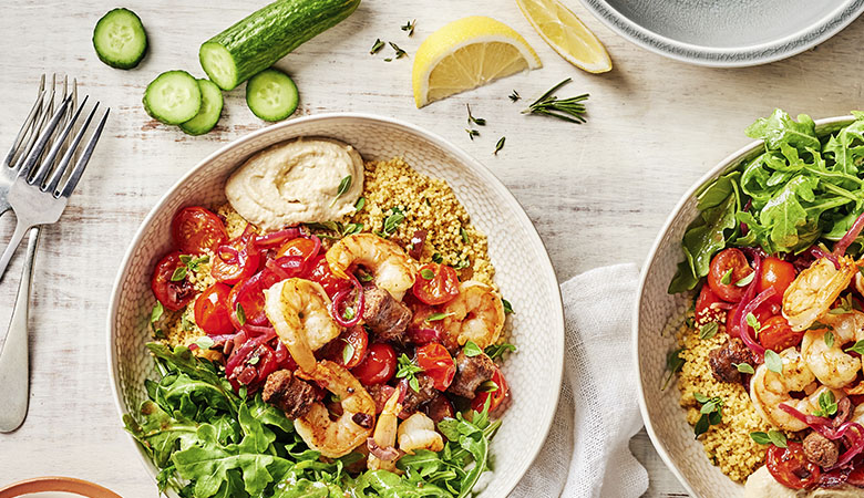 Kraft Mediterranean Shrimp Bowls
