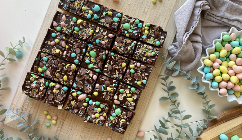 Mini Egg Millionaires Shortbread