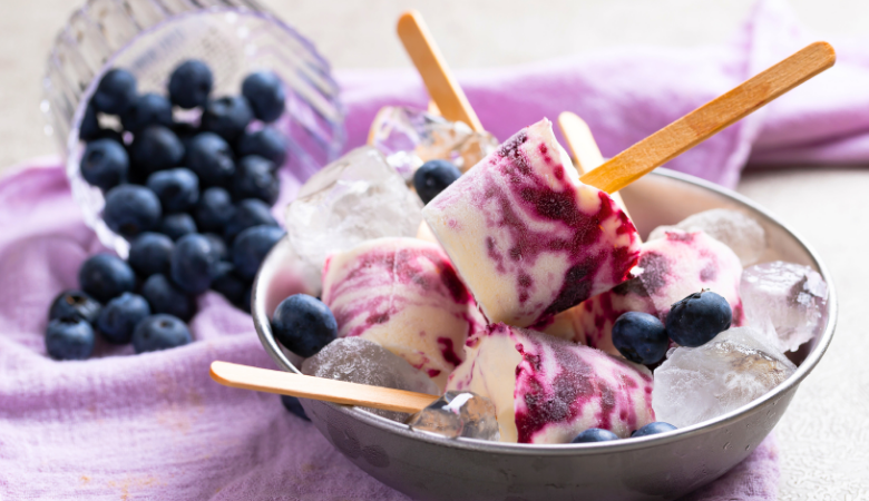 Blueberry Cheesecake Protein Ice Cream recipe
