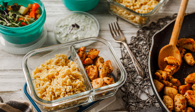 Chicken and Orzo Pasta Bowls