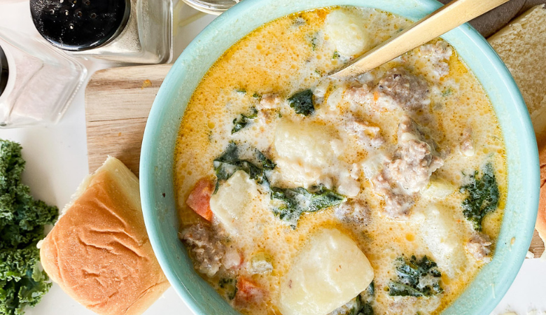 Creamy Italian Sausage & Veggie Soup