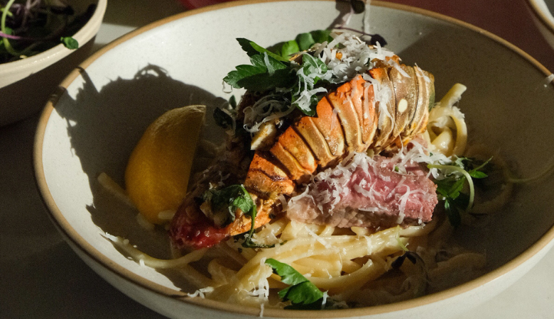 Lobster and Steak Linguine