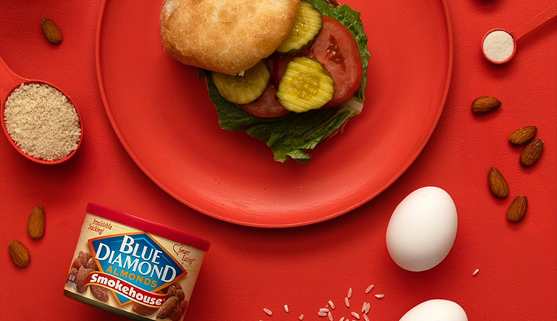 Smokehouse Almond Veggie Burgers