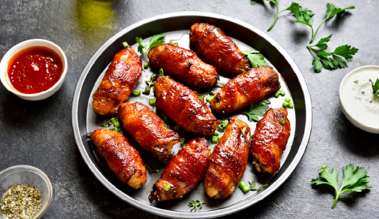 Bacon Wrap Mummies Wings