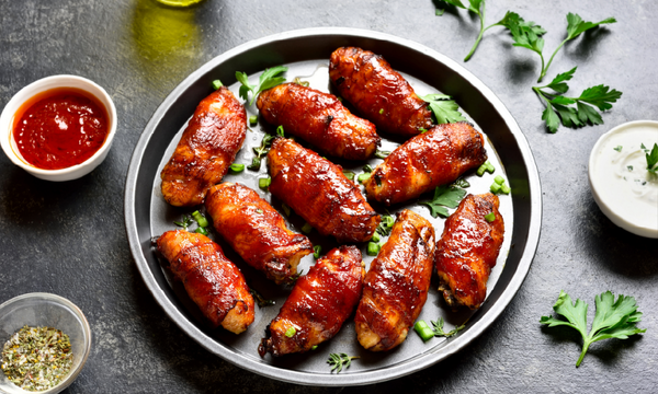 Bacon Wrap Mummies Wings