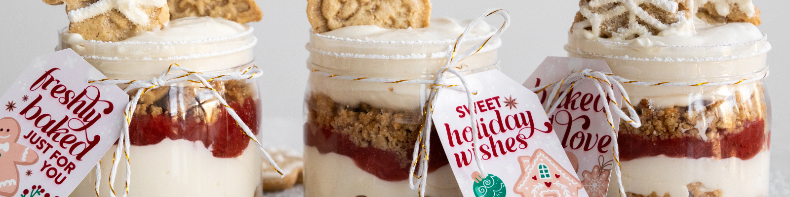 Christmas Dessert Jars