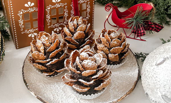 Vegan Dairy Free Pine Cone Truffles