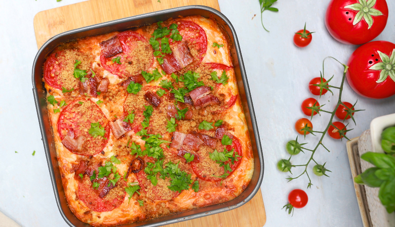 Easy Bacon Cheeseburger Bake Recipe