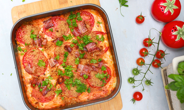 Easy Bacon Cheeseburger Bake