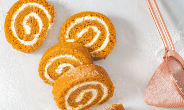 Pumpkin Roll With E.D. SMITH