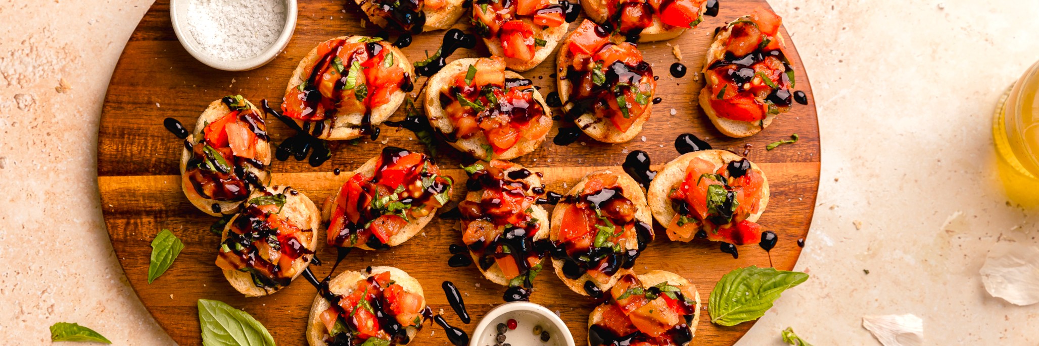 Grilled Tomato Bruschetta