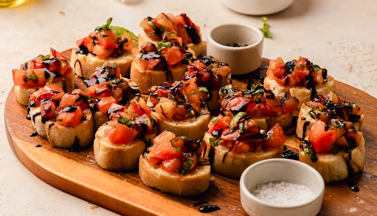 Grilled Tomato Bruschetta Recipe