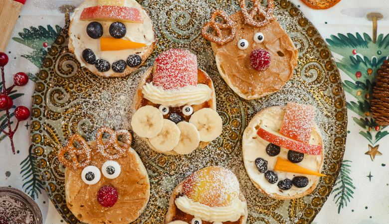Santa’s Breakfast - Christmas Three Waffles