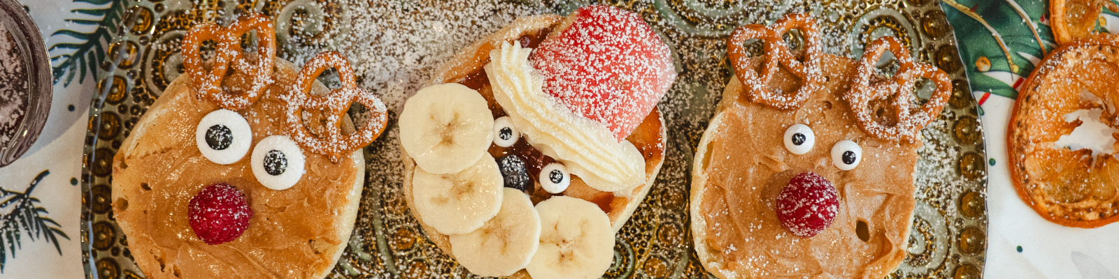 Santa’s Breakfast - Christmas Three Waffles