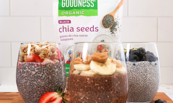 3 High Protein Chia Puddings
