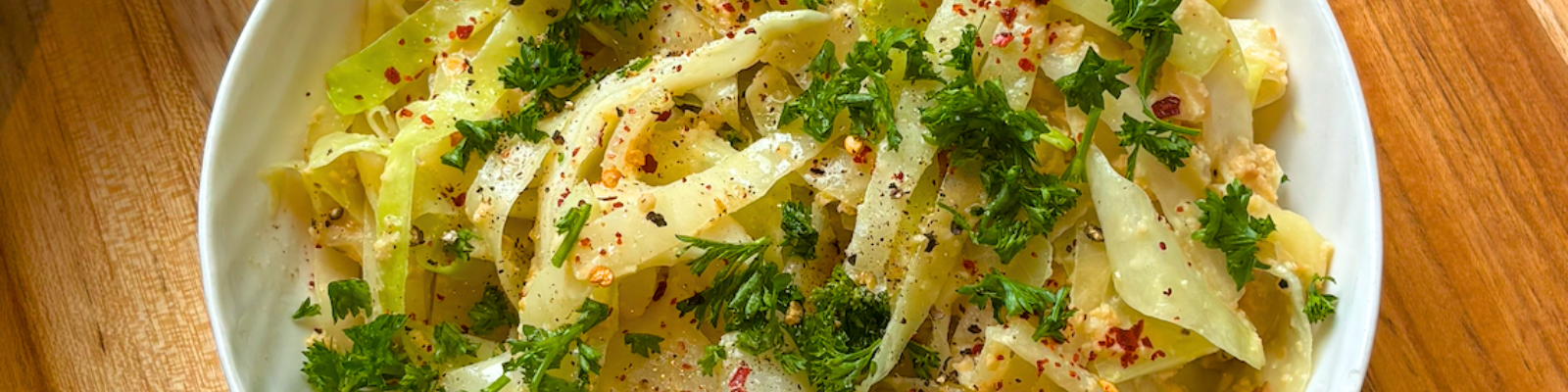 Cabbage Alfredo