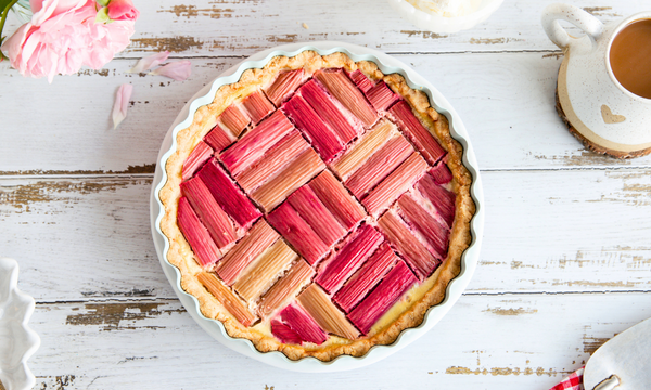 Gluten-Free Rhubarb Custard Tart