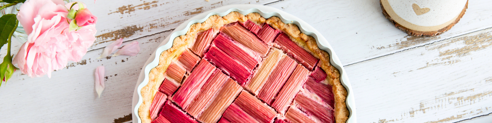 Gluten-Free Rhubarb Custard Tart