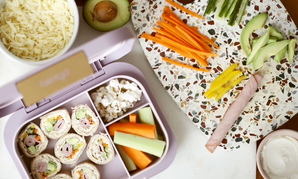 Ham, Cheese & Veggie Rolls