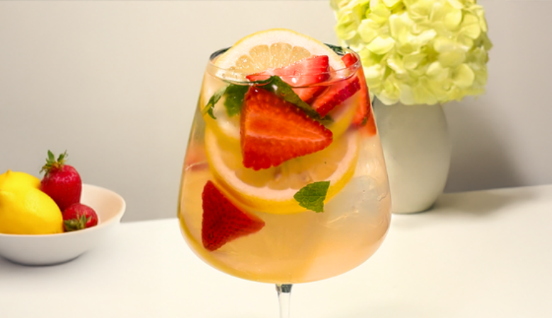 Limoncello Sangria Mocktail